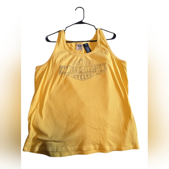 Harley-Davidson Black and White Jacket with Yellow Accents 2 Piece Set - Picture 2 of 7